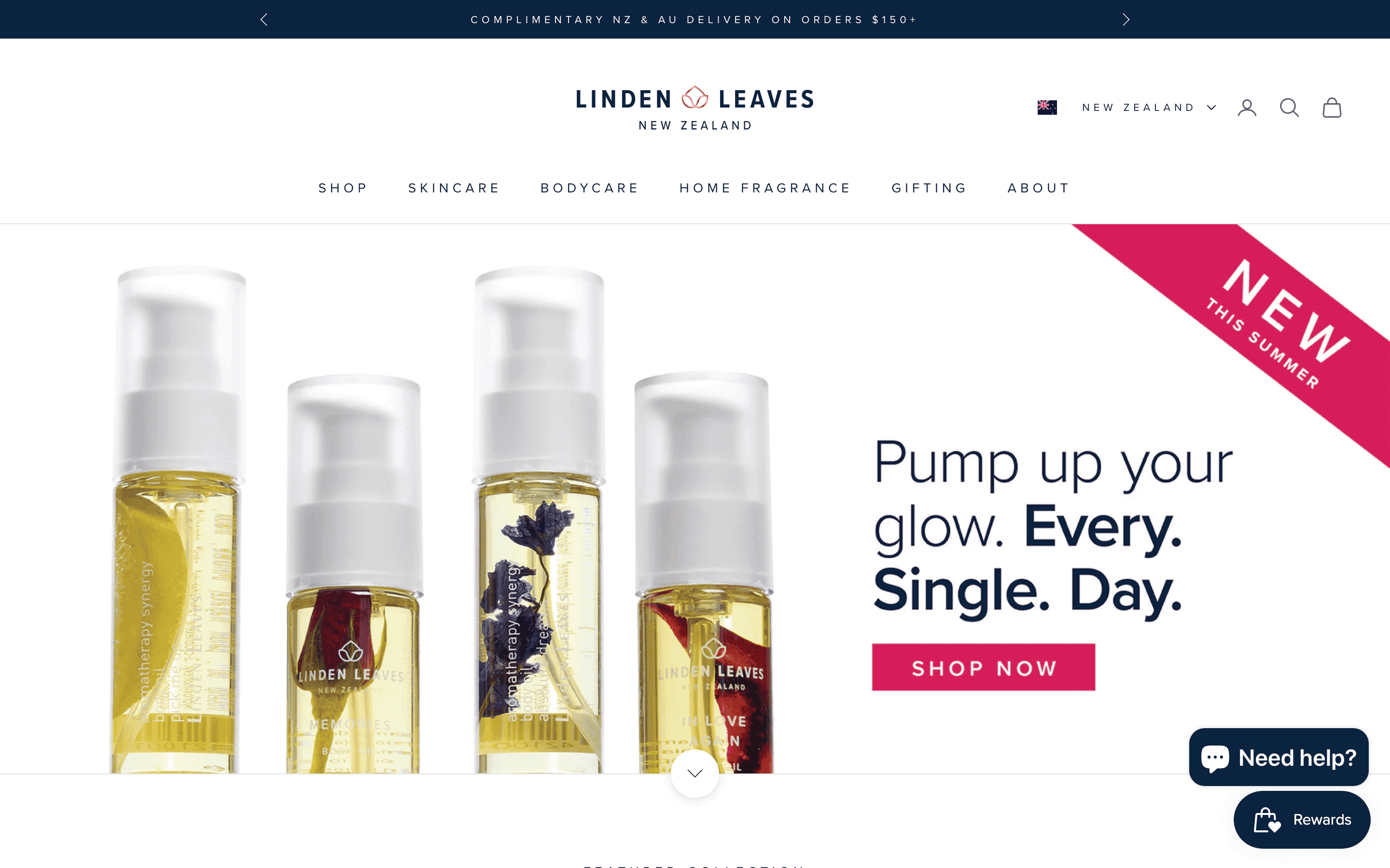 Linden Leaves hero